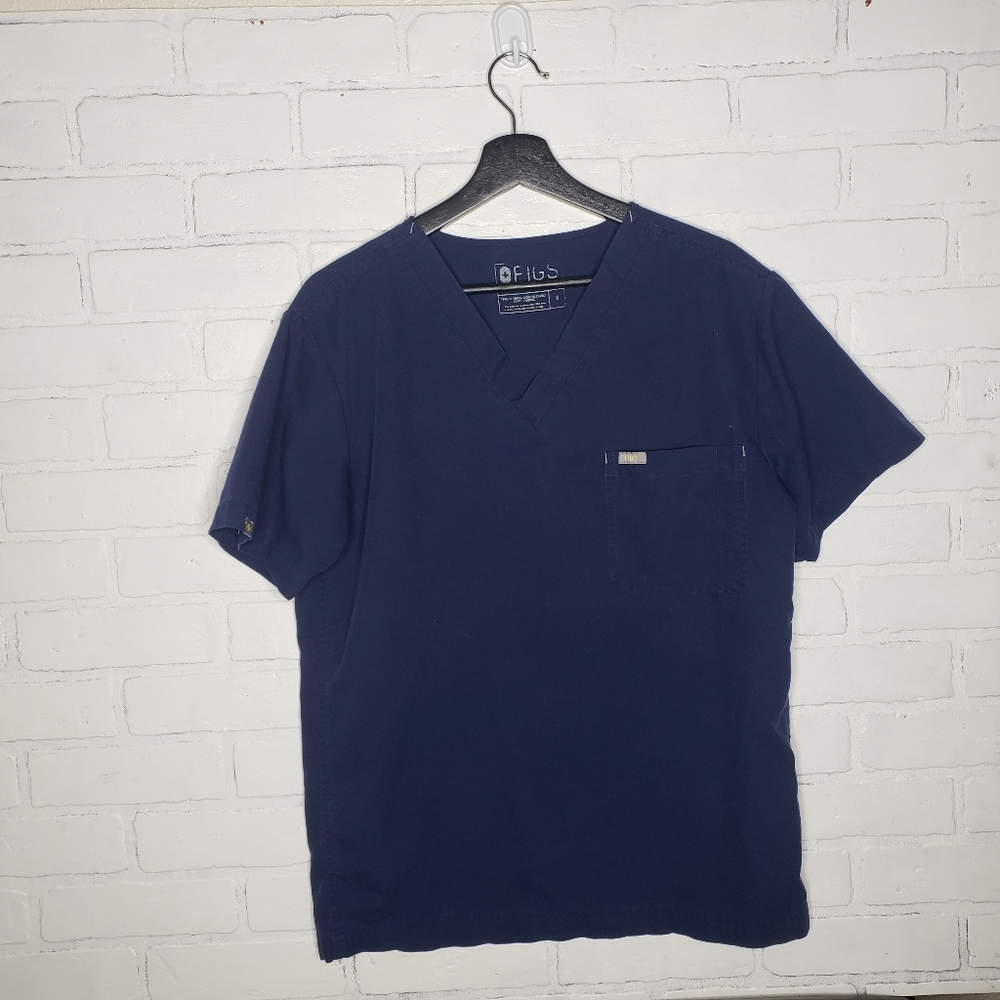 Figs Navy Jade Scrub Set